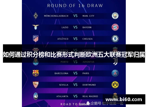 如何通过积分榜和比赛形式判断欧洲五大联赛冠军归属